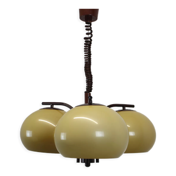 Mid-century adjustable chandelier, 1970's