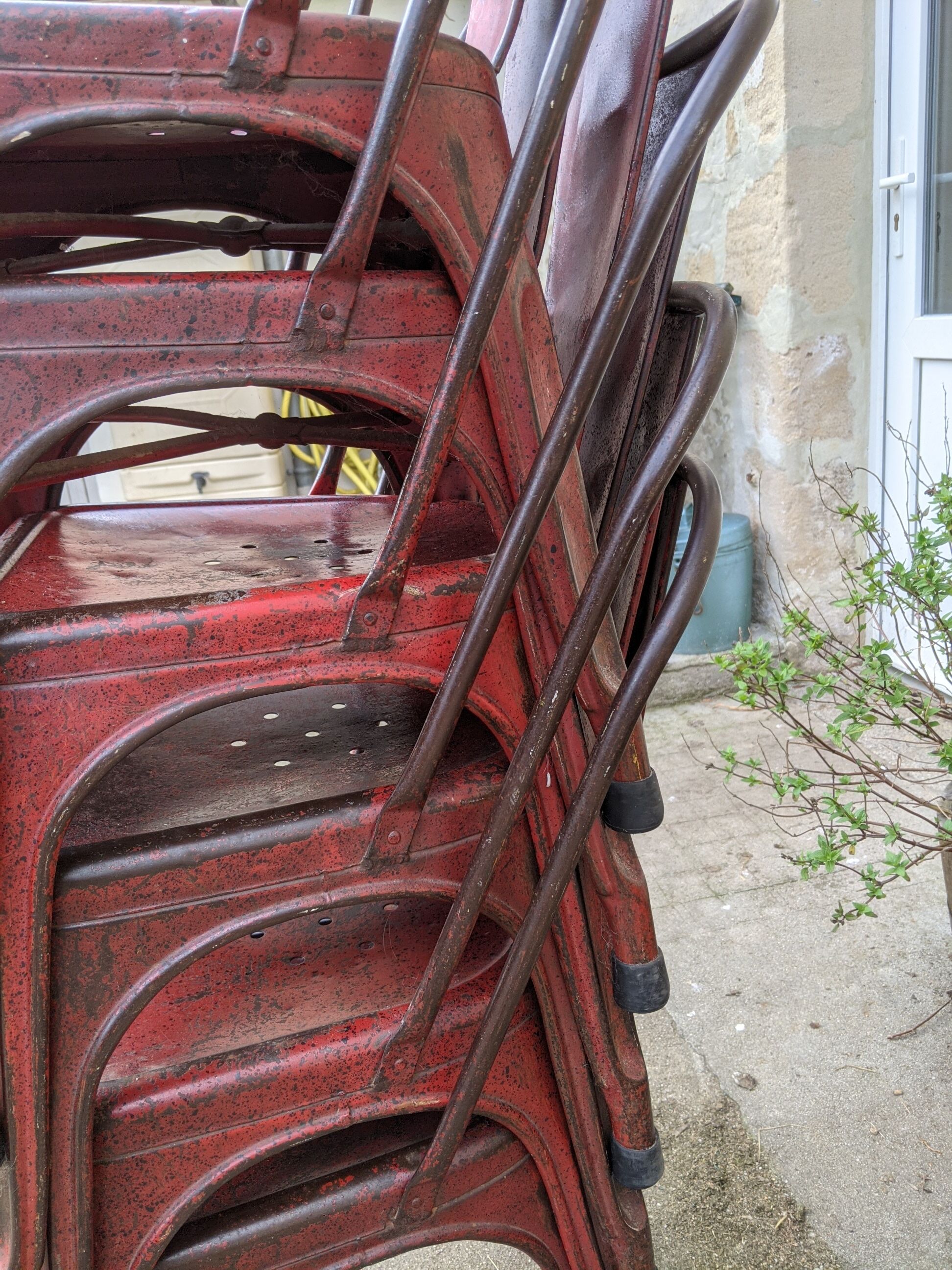 Lot de 6 chaises Tolix modèle A