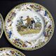 6 fine porcelain plates from Creil from the 19th century