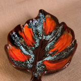 Pocket tray multicolored ceramic Vallauris unsigned