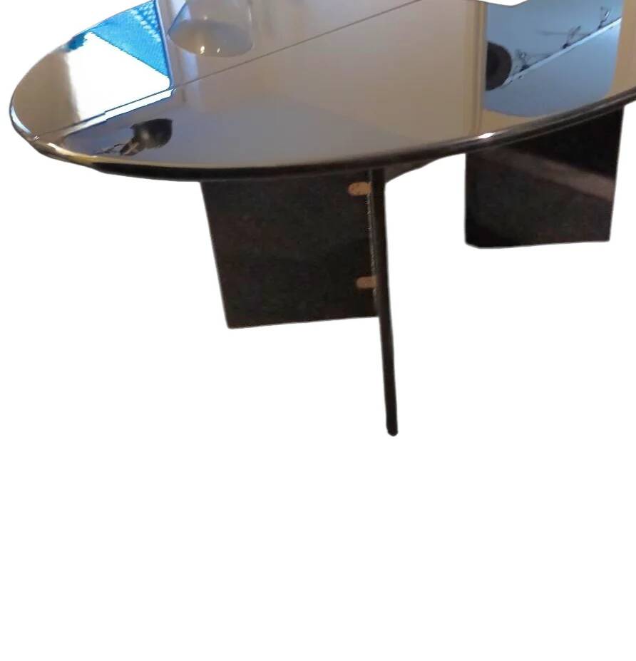 Mid-century dining table and 3 chairs by Silvio Coppola for Fratelli Montina, Italy, 1970s