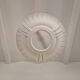 Plaster and frosted glass chandelier by Maison Arlus circa 1950