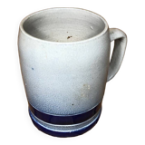 Old BETSCHDORF Tankard Gray Blue Sandstone Vintage #A604