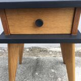 Vintage bedside feet compass restyled