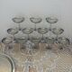 12 ice cream cups + stainless steel tray Guy Degrenne