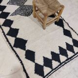Handmade moroccan berber rug 231 x 95