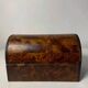 Beautiful thuya wood jewellery box – Rounded lid – Handcrafted work