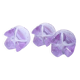 Set of 5 Vintage Lilac Tumblers / LACS Kristallglas / Italy / 1970s