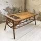 Rattan coffee table