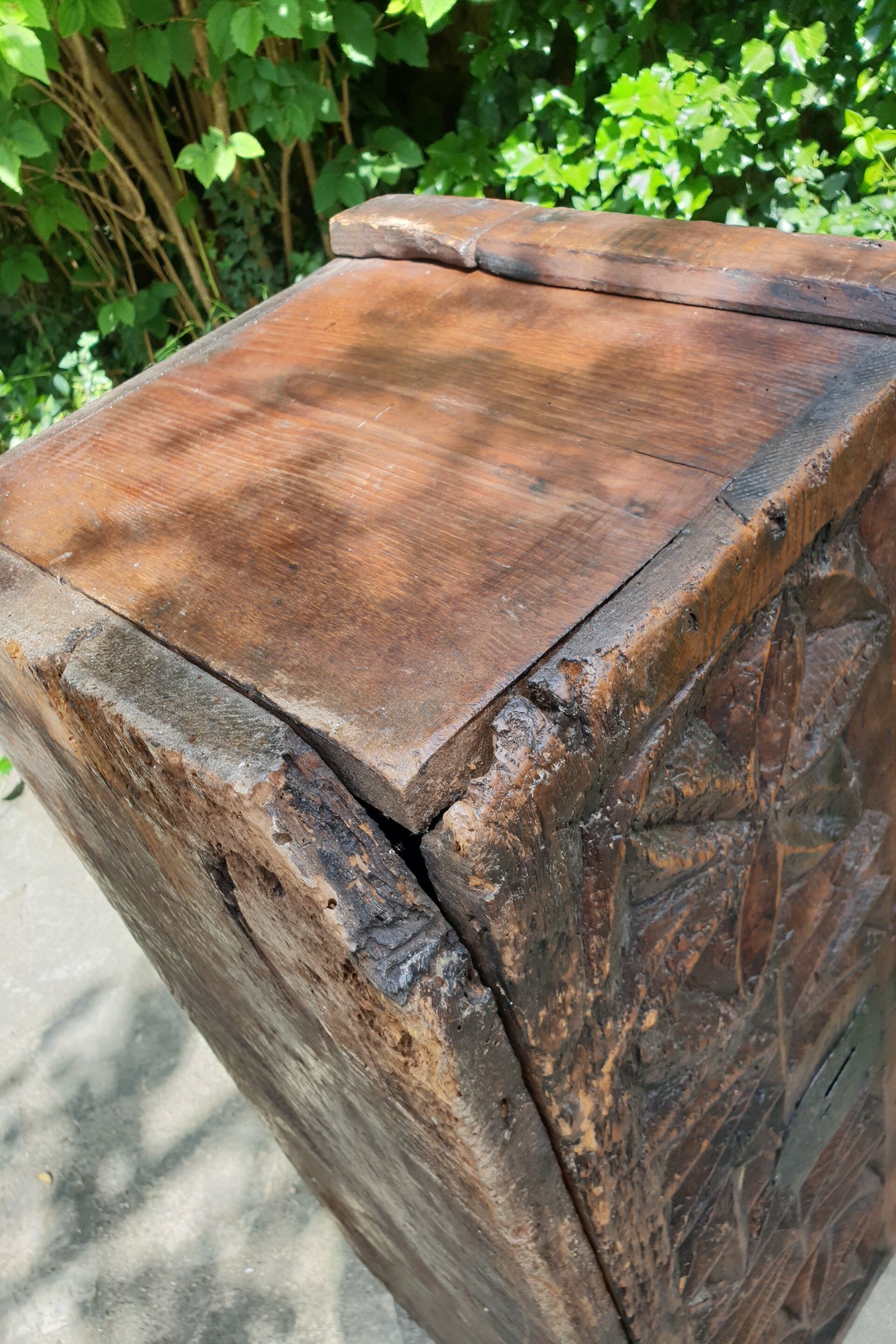 19th century folk art chest