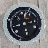 Ceiling lamp / round wall lamp, vintage glass