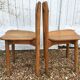 A pair of Chair grain of Café Pierre Gautier - Delaye