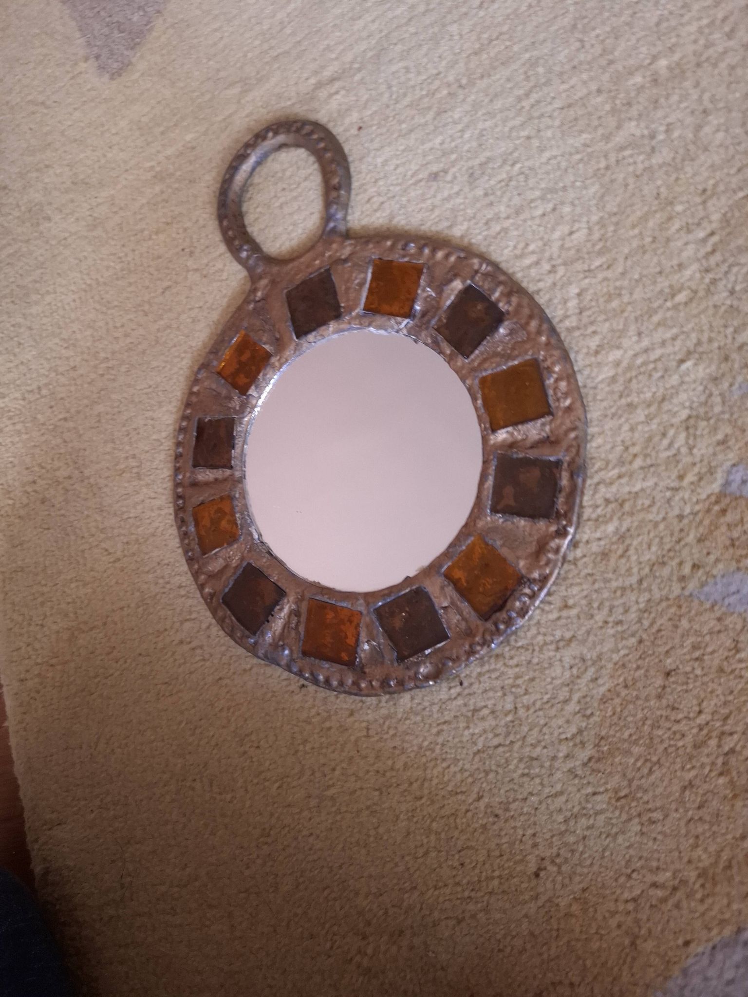 Miroir irena jaworska, plomb et talosel