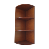Wooden corner shelf