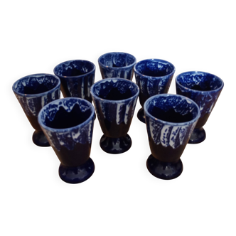 Small stoneware mazagrans from the Morvan.