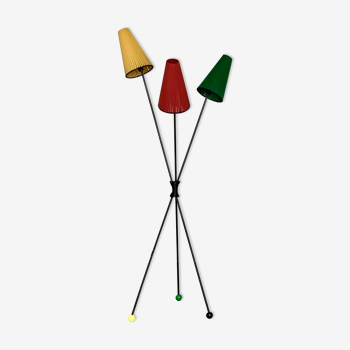 Vintage floor lamp tripod 50s