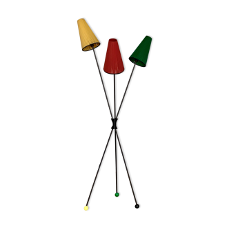 Vintage floor lamp tripod 50s