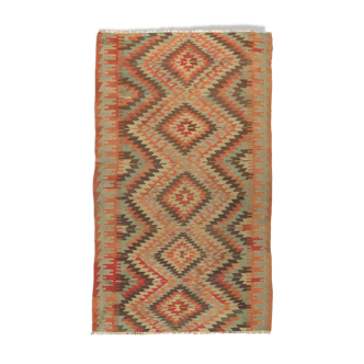 Anatolian handmade kilim rug 310 cm x 178 cm
