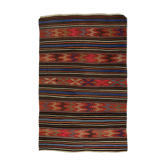 Tapis kilim anatolien fait à la main 210 cm x 153 cm