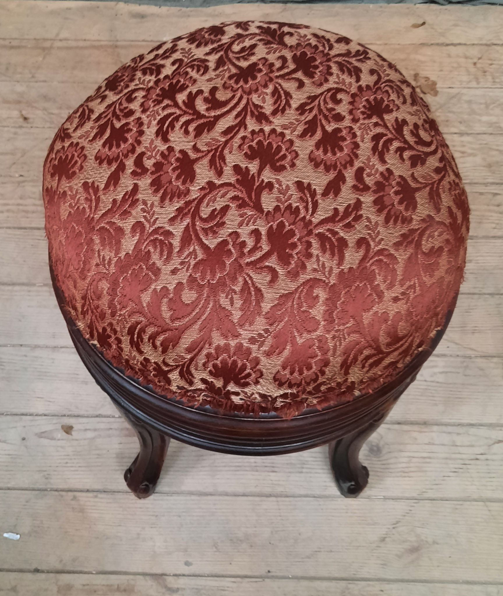 Tabouret de piano Napoleon III