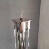 Modernist floor lamp in acrylic glass and brass 1950s