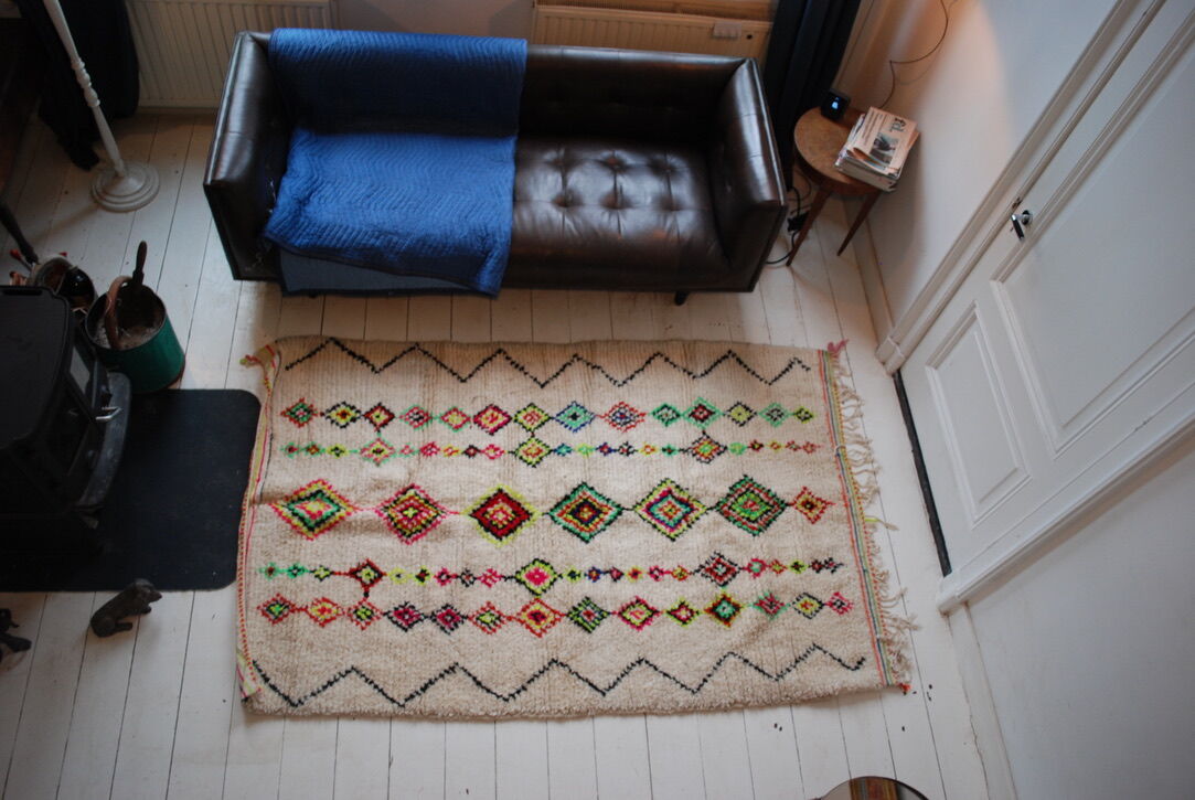 Berber carpet 100% wool - 150x235cm