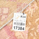 2x7 pink and brown turkish runner rug, 204x58cm