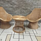 Rattan, wicker lounge set