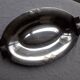 Art deco silver metal basket dish