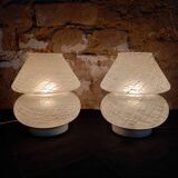 Pair of table lamp 70s Zonca