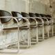 Effezeta (attributed) - Suite of eight cantilever armchairs - c. 1980 - Italy