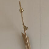 2 gold art deco wall lamps
