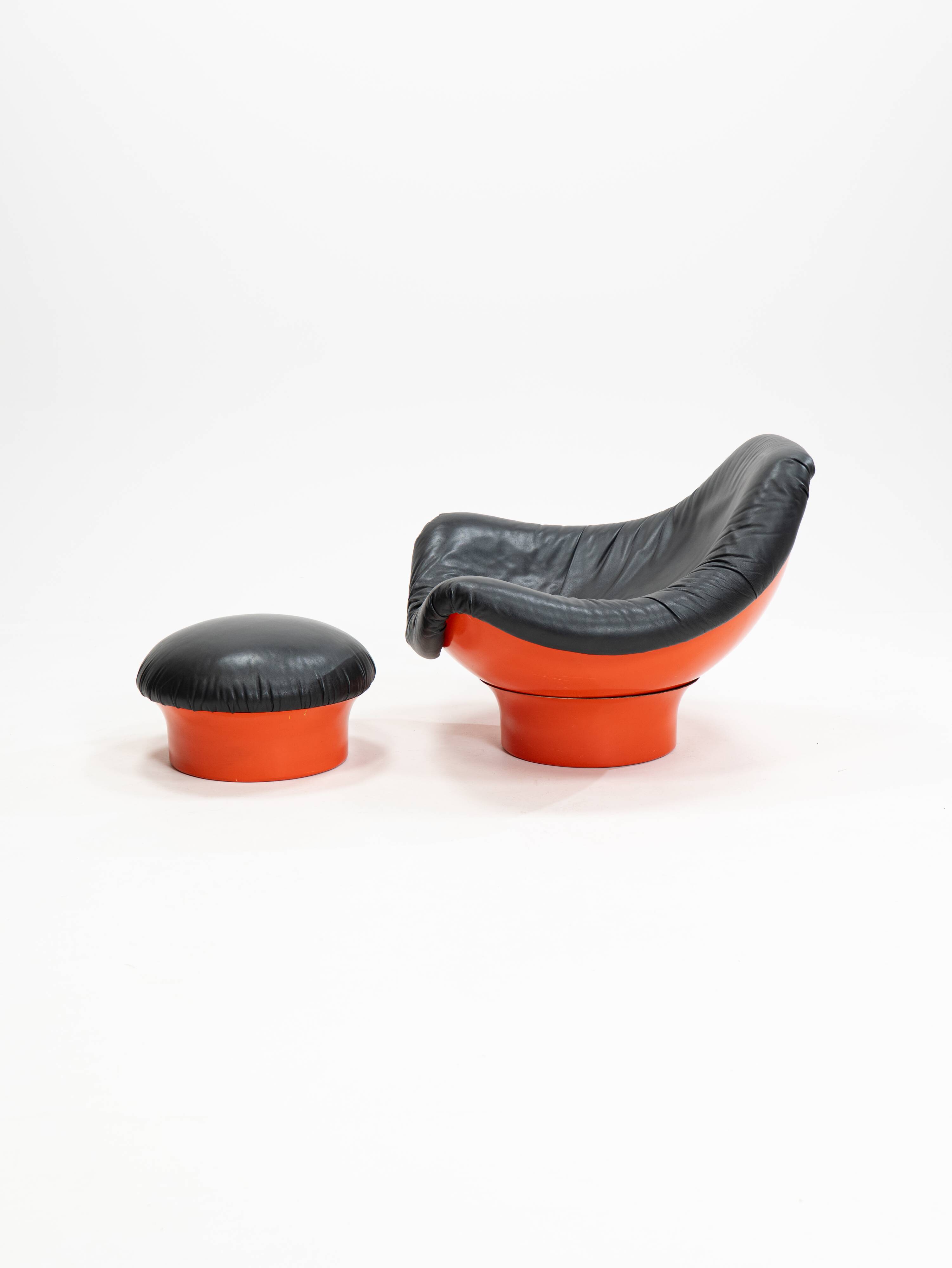 Fauteuils Rodica de Mario Brunu pour Comfort, Italie, années 1960, lot de 2