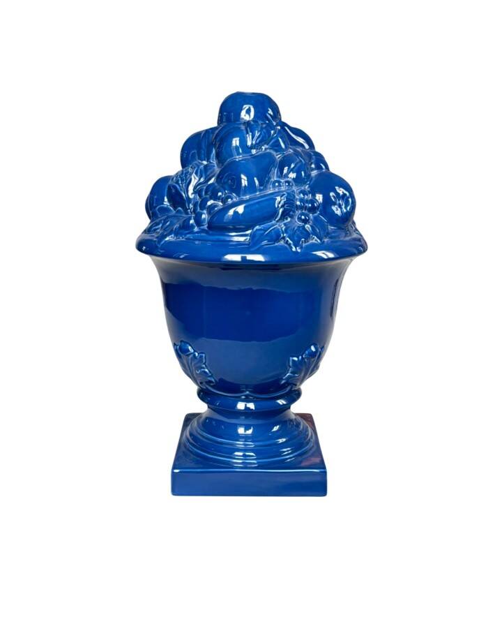 Table lamp - blue ceramic