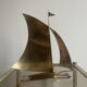 Vintage brass sailboat made in austria