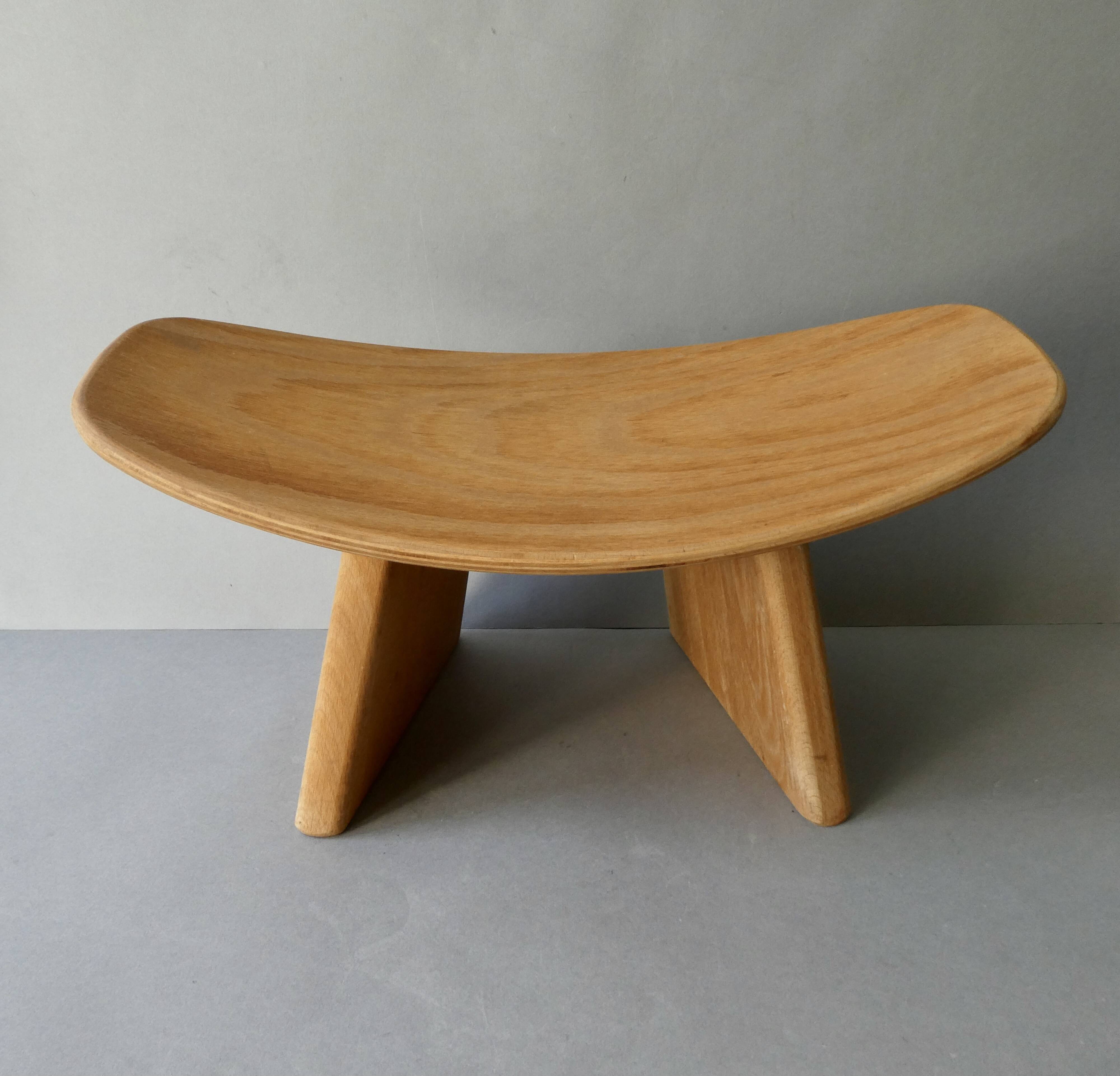 Shoggi stool signed by Alain Gaubert