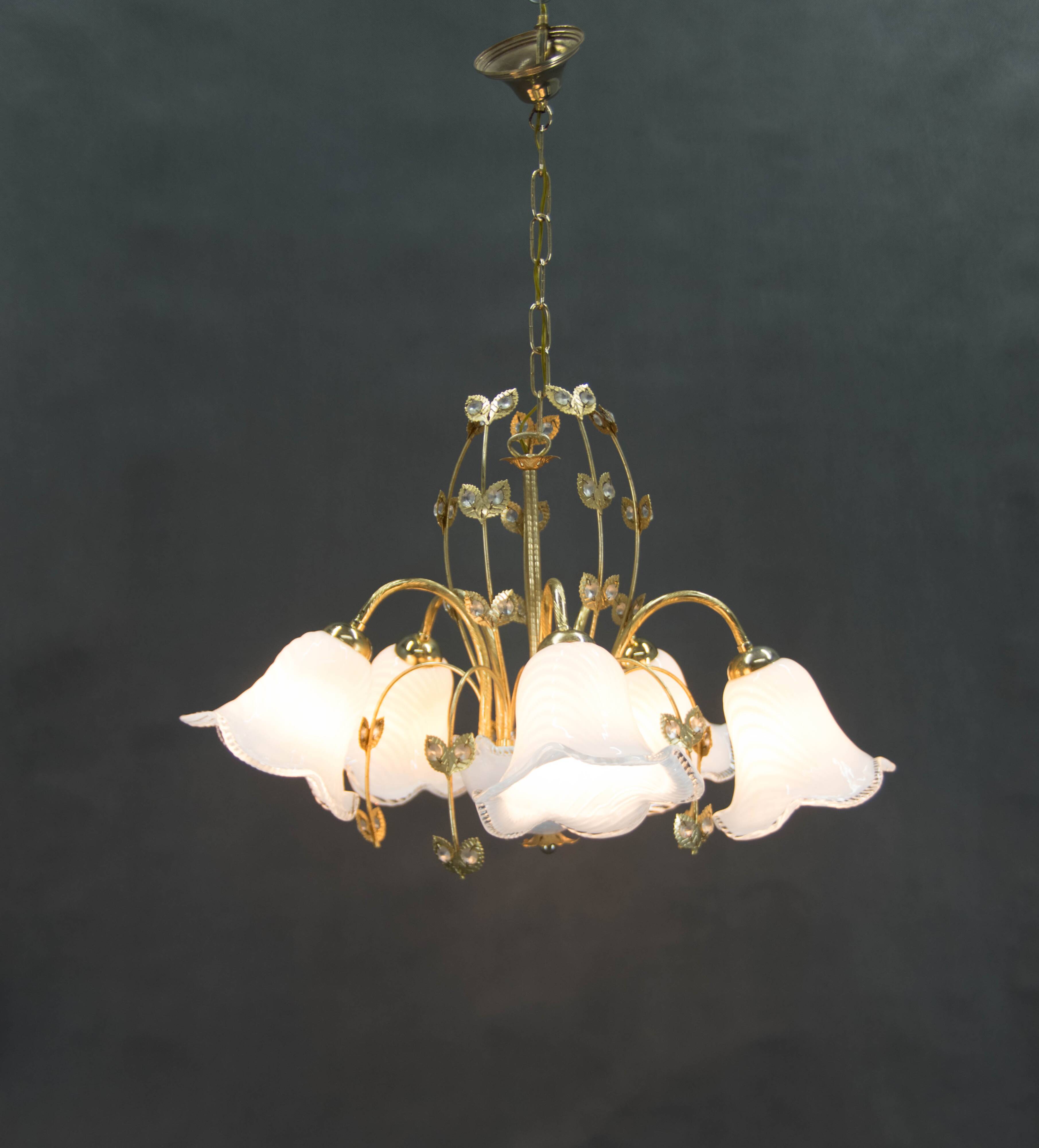 Murano Glass Chandelier, Italy, 1990s