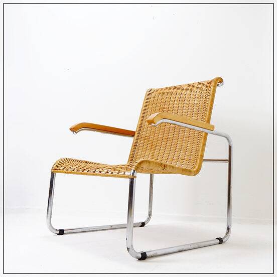 Modernist armchair in the STYLE of Breuer - circa 1990