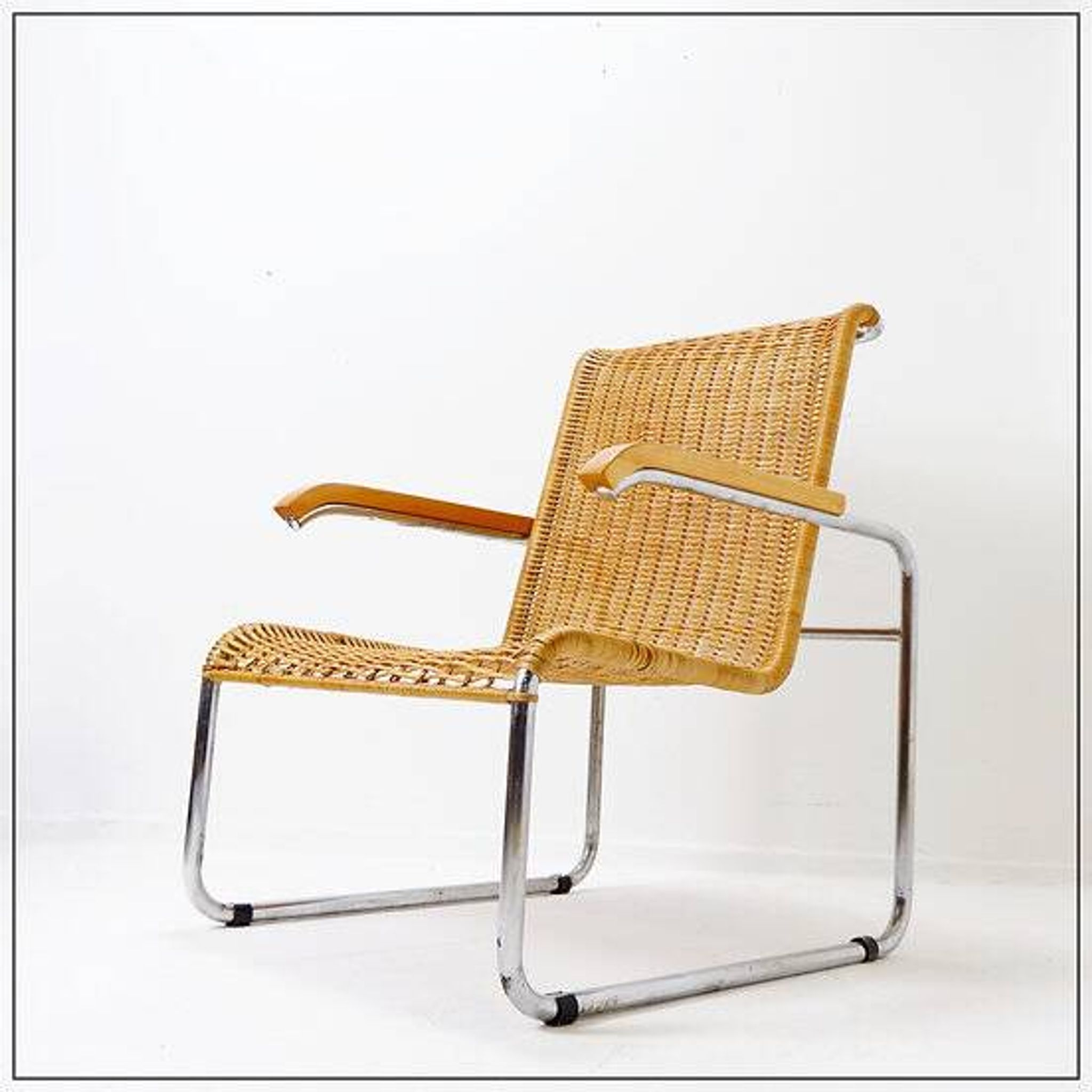 Modernist armchair in the STYLE of Breuer - circa 1990