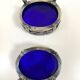 Pair of solid silver salt cellars - Silversmith Léon Lapar 1880