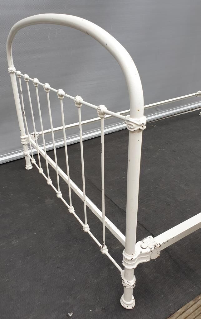 19th century metal bed encaged bird 200x120