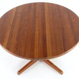 Extendable dining table Gudme 2x 'Slumstrup' - Danish design in teak