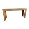 Console table in stained wood veneer