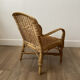 Children's chair in woven wicker
