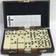 Game of dominos vintage compact travel