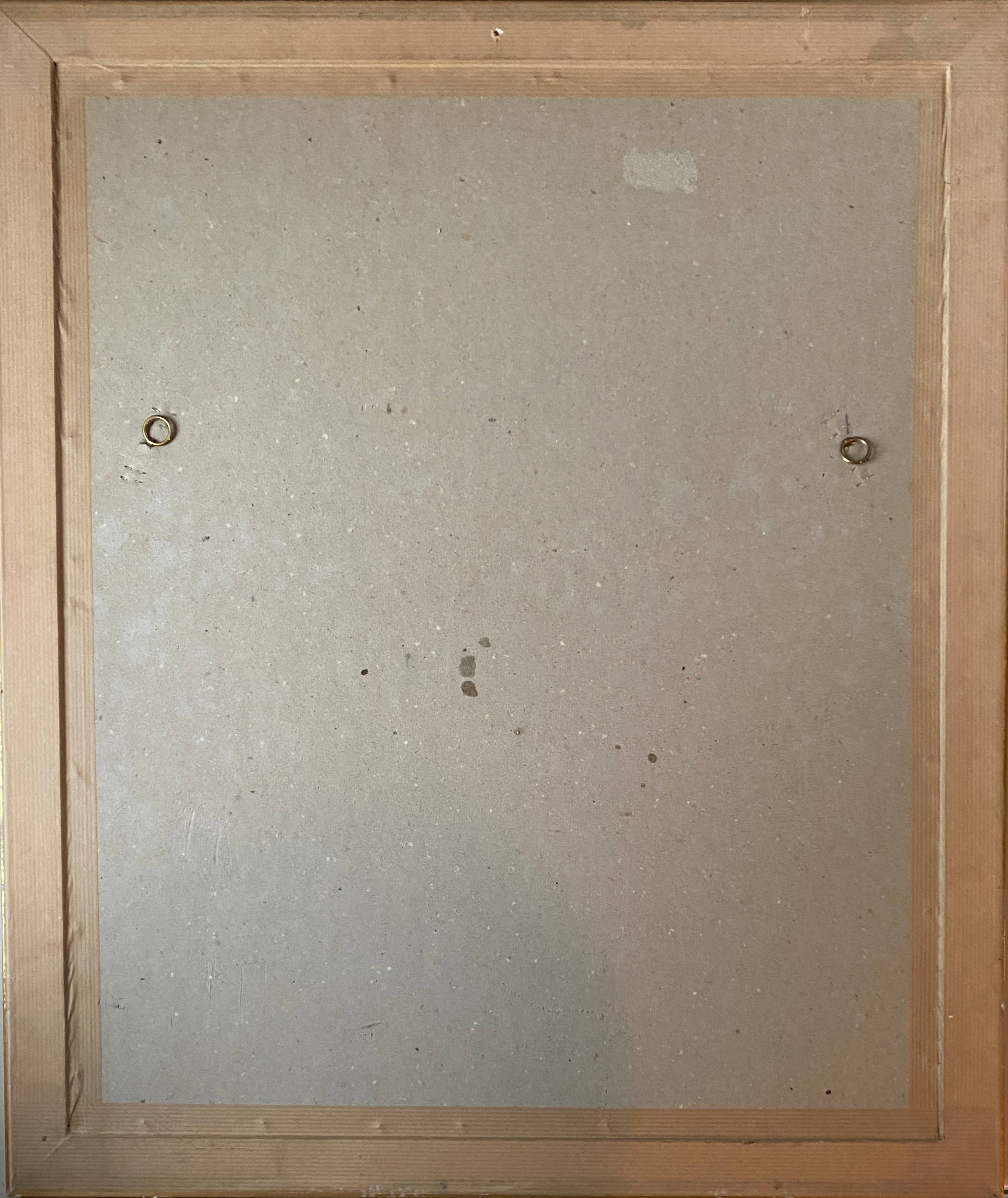 Gouache painting "floral composition" signed G. Duran + frame