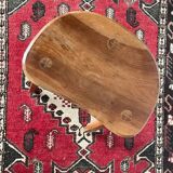 Vintage wooden tripod stool 1950