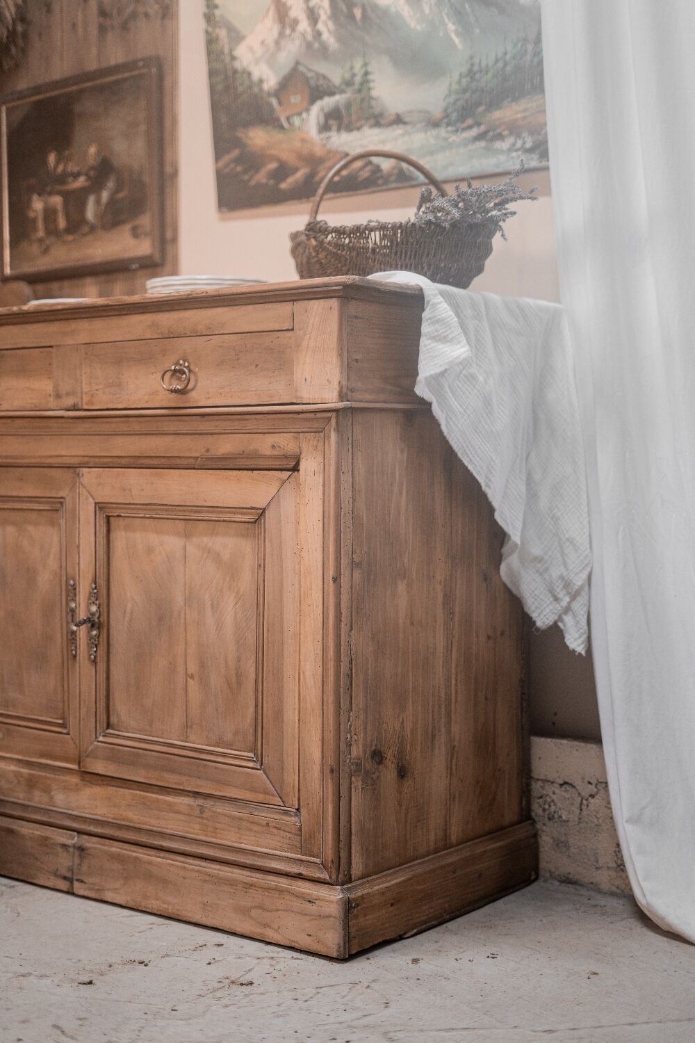 Renovated antique sideboard