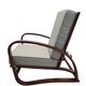 Adjustable H-70 Walnut Bentwood Lounge Chair by Jindrich Halabala, 1930s