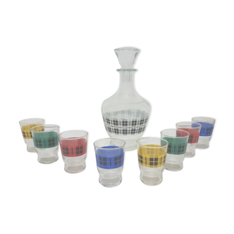 Arques whiskey liquor service from the 1960s